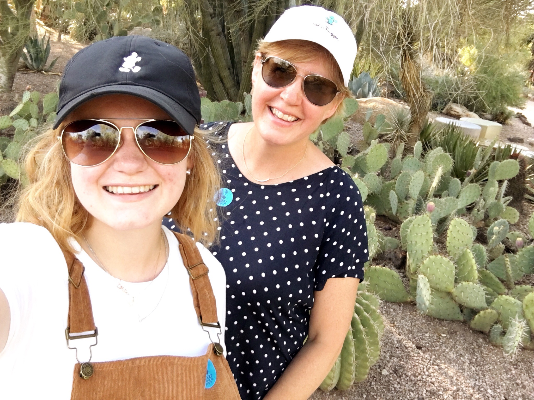 Hannah and Mom desert selfie