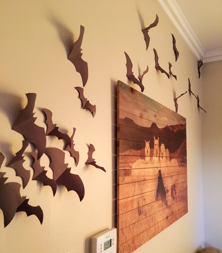 Bat Wall Up Close