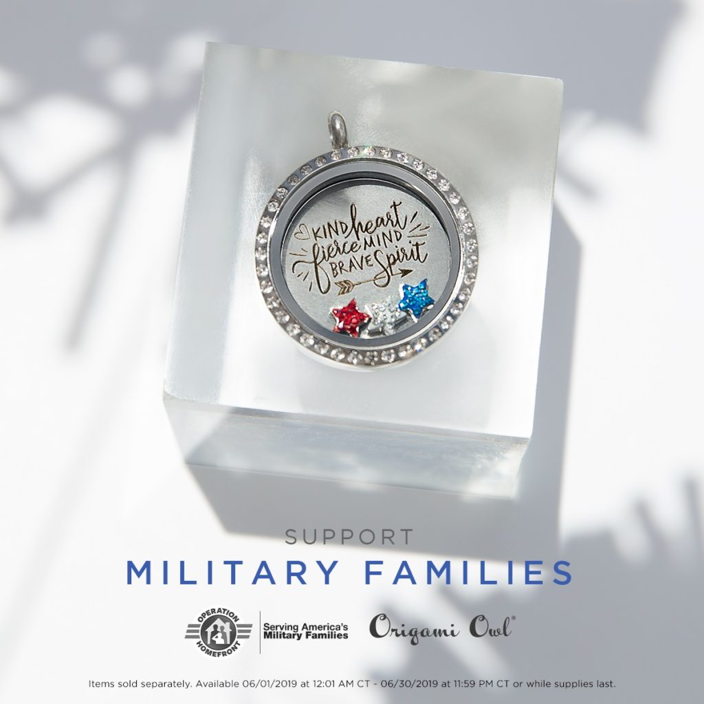 Support Military Families June exclusive locket look