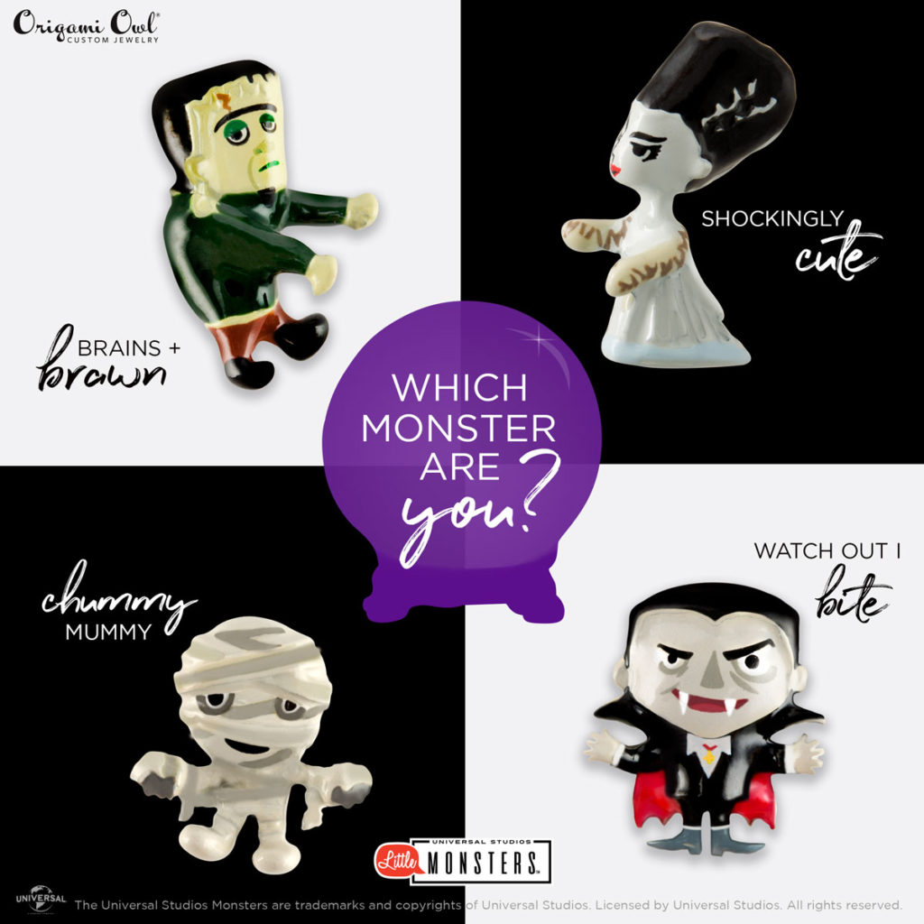 Origami Owl Universal Monsters Return