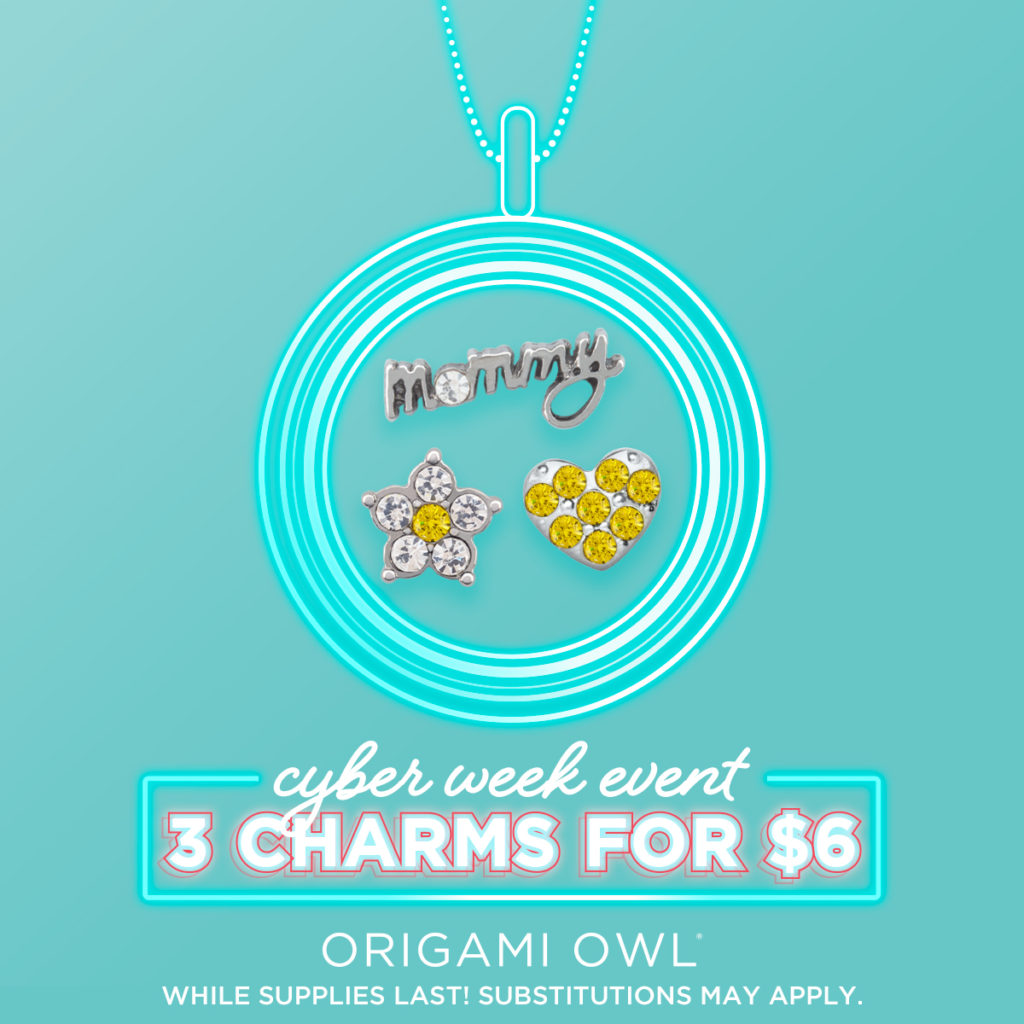 3 for $6 Mom Charm set