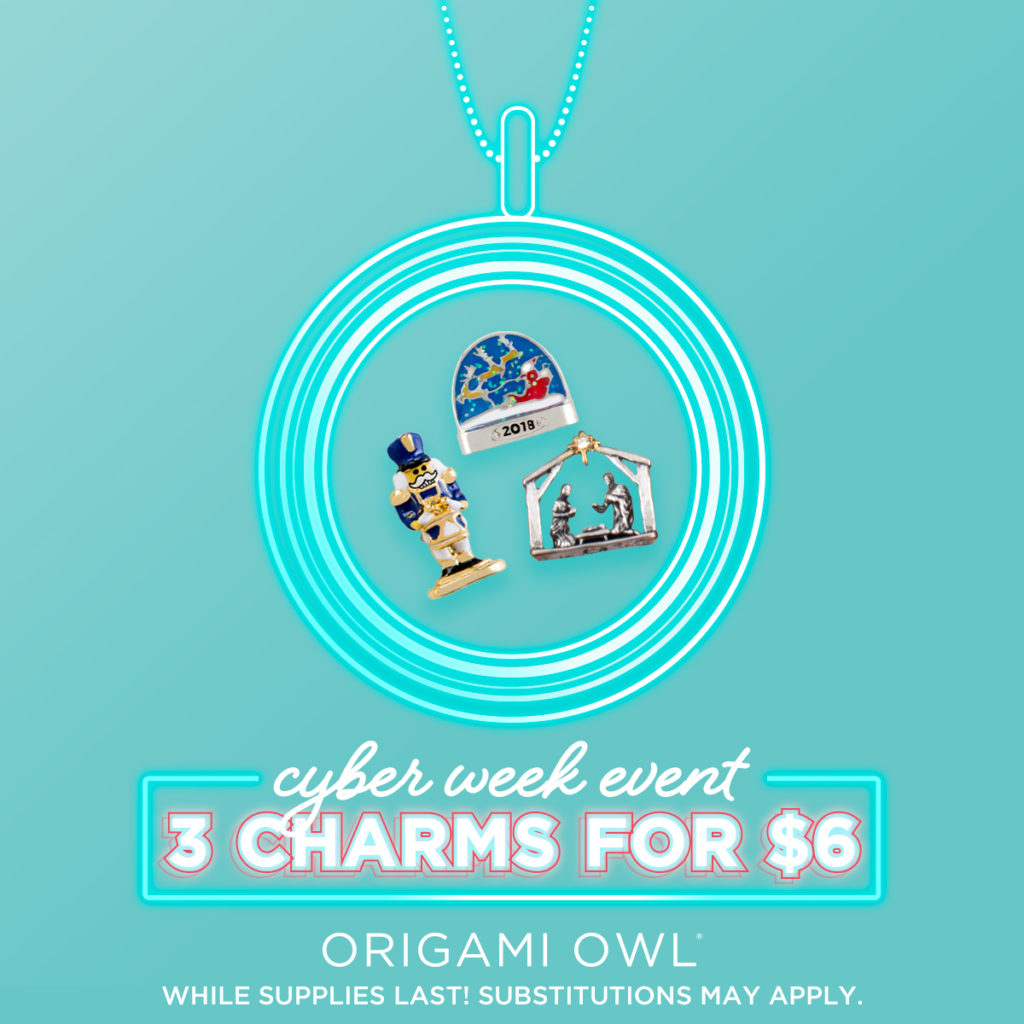 3 for $6 Christmas Charms